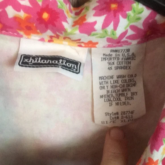 🌻🌈Vintage Zip Up Crop Top - Picture 3 of 4